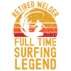 Retired welder surfing legend