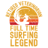 Retired veterinarian surfing legend