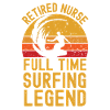 Retired nurse surfing legend