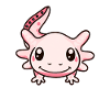 Sweet Axolotl Kawaii Design