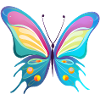 Iris butterfly
