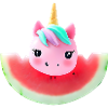 Wassermelonen Einhorn