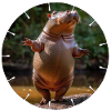 A hippopotamus dares to dance