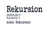 Rekursion Definition Softwareentwickler Coder