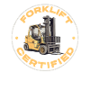 Certified forklift driver competence