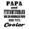 Papa und Feuerwehrmann