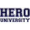 Hero University - Blue Text