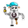 Ghost Robot Pirate