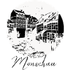 Monschau,skyline,city,circle,black circle
