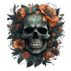 Floral Skull