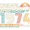 April 1974 anniversary April 1974 gift 1974