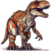 Dino Tyrannosaurus Rex als Videospielfigur