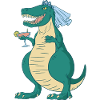 T-Rex-Braut