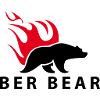 FlammenBär Schwarz-Rot