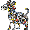 Dog Art Pattern