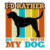Goldador Dog Lover Silhouette Vintage Sunset