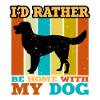 Allemand Pointer Chien Silhouette Rétro