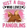 Pangolin Mädchen Schuppentier