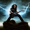Metal guitarist
