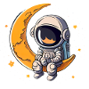 Astronaut on the Moon