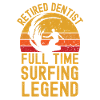 Retired dentist surfing legend