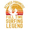 Retired paramedic surfing legend