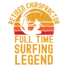 Retired chiropractor surfing legend