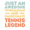 Veterinarian Tennis legend retro