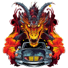 Drachen Auto
