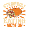 Stromboli Eating Mode On - Stromboli