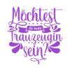 Möchtest du meine Trauzeugin sein