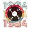 1984 Année de naissance Rétro