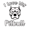 J’adore mon pitbull