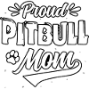 Maman Pitbull fière