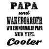 Papa und Wakeboarder Wakeboarding Waker