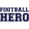 Football Hero - Blue Text.