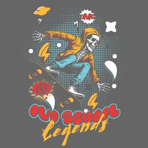 OLD SCHOOL Legends ® Skateboard Pop Art Stil 245