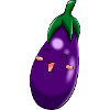 Happy eggplant