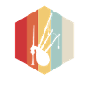 Retro Bagpipe Silhouette