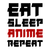 Manger Sommeil Anime Répéter
