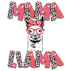 Mama llama with glasses