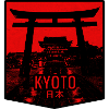 Kyoto torii in crimson