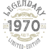 1970 Anniversary legendary since 1970