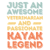 Veterinarian Kayak legend retro