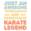 Veterinarian Karate legend retro