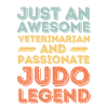 Veterinarian Judo legend retro