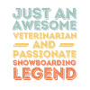Veterinarian Snowboarding legend retro