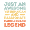 Veterinarian Paddleboard legend retro