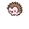 Cute Kawaii Hedgehog Design