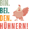 Bin bei den Hühnern
